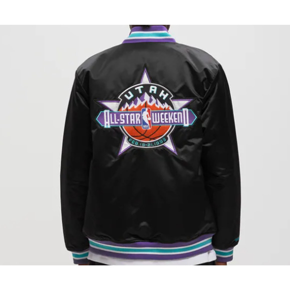 Mitchell & Ness Utah Jazz Jacket Men Size XL New with Tags 1993 All Star Weekend - Picture 3 of 7